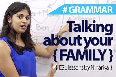 How to talk about your family - Free English Lesson