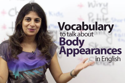 Vocabulary – Body Appearances – Free English lessons