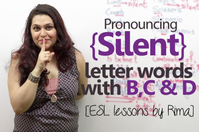 Improve your English pronunciations and master fluency in English with silent letter words in English