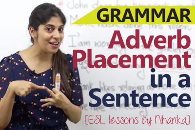 learning English lesson to learn adverbs