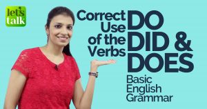 Basic English Grammar lesson - Do Did Does