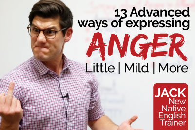 Advanced English words to talk about anger