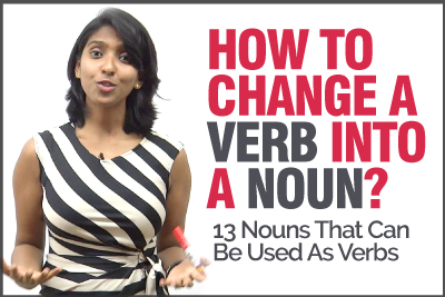 How To Convert A Verb Into A Noun? English Grammar Lesson & Concepts | Learn English With Emmelda
