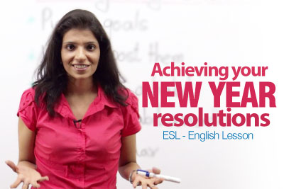 English lesson New Year