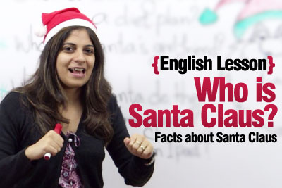 English Lesson Santa Claus