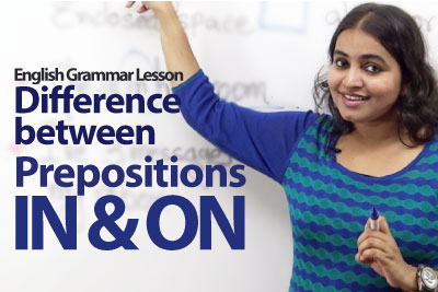 English grammar lesson - Preposition