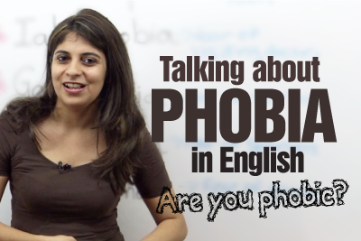 English lesson on Phobia