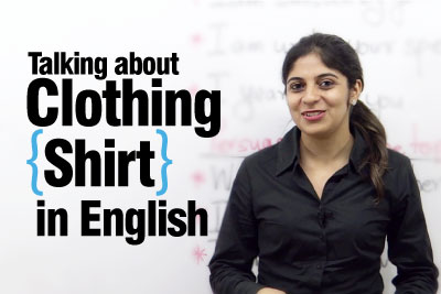 English vocabulary Lesson - Clothing