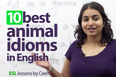 English lesson to learn idioms