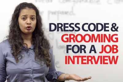 Dress code & Grooming tips for a job Interview - Free Spoken English Lessons