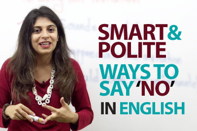 Smart and Polite ways to say 'NO' in English - Free Spoken English Lesson