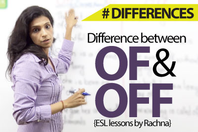 Free Spoken English lessons - Of vs Off