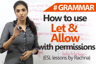 How to allow ‘Let’ & ‘Allow’ with permissions? – English Grammar Lessons
