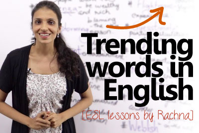free English lessons to learn trending words in English vocabulary