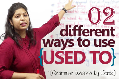 Using the auxiliary verb used to in English conversation - English grammar lesson