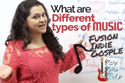 English speaking lesson to learn types of music and speak fluent English