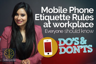 Improve Telephone skills with this skillopedia video on Mobile phone etiquette