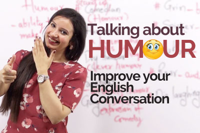 English speaking practice lesson to talk about humour in English
