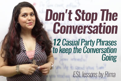 Free English speaking Classes to learn casual conversation phrases