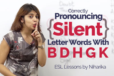 Correctly pronouncing silent Letter words in English