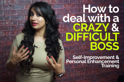 Personality development training video for self-improvement - How to handle a difficult and crazy boss