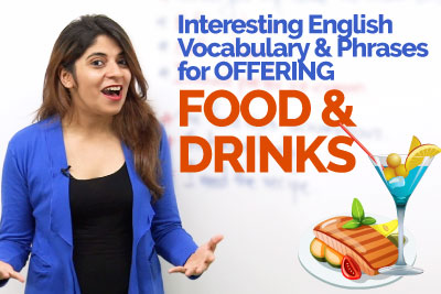 English speaking practice lesson - Food & Drinks Vocabulary & Expressions