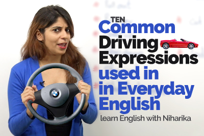 Common English expressions with driving used in everyday English conversation
