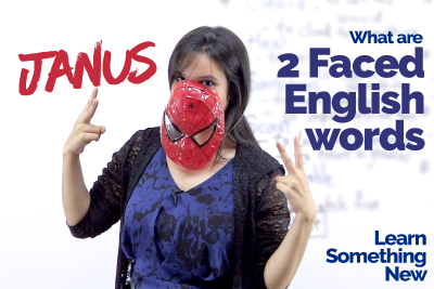 two face English words - Janus words