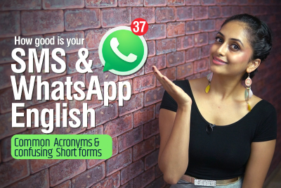 SMS & WHATSAPP English | Top Modern Internet Slang Words, Acronyms & Abbreviations used in daily texting | Learn English With Meera