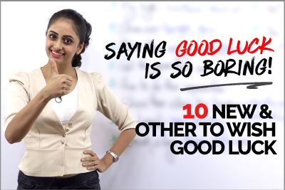 10 Other Ways to Wish GOOD LUCK | Learn English Phrases to Speak Fluently | Advanced English Lesson by Meera
