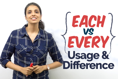 Each vs Every - Usage & Difference | English Grammar Lesson | Improve Your English