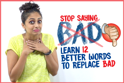 Stop Speaking Basic English | Better Word Replacements For BAD | Improve Your English | Learn English With Meera