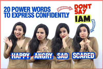 Learn 20 Powerful Advanced English Words To Express Confidently In English | Don’t Say - Happy, Sad, Angry, Scared