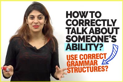 Learn Correct English Grammar Structures To Describe Someone’s Ability | Learn English With Niharika
