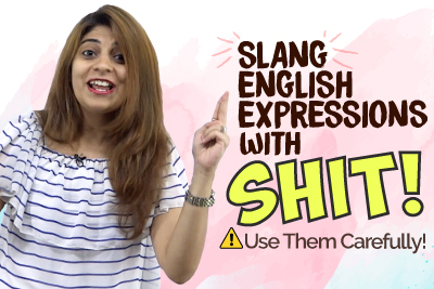Slang English Expressions & Words With ‘SHIT’ | ⚠️Use Them Carefully even in a casual conversations!